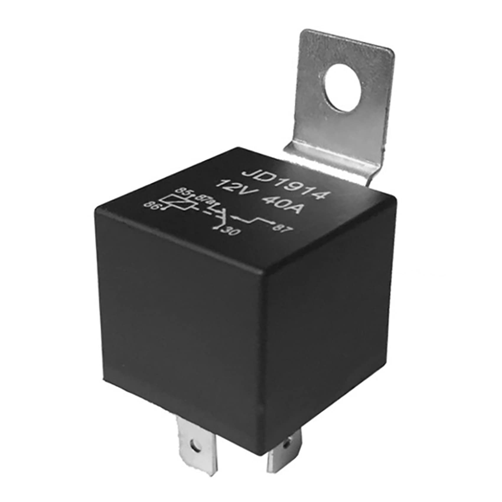 30 Piezas Interruptor de Relé de 5 Pines 12V (SPDT) (30/40 Amperios) Relé Automotriz de 12 Voltios para Ventiladores Automotrices