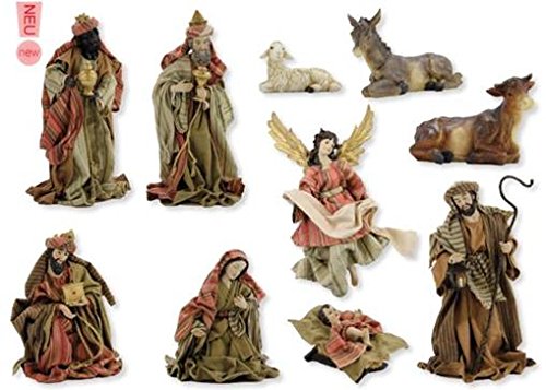 Unbekannt Krippenfiguren Ankleidekrippe orientalisch 10tlg. Set...