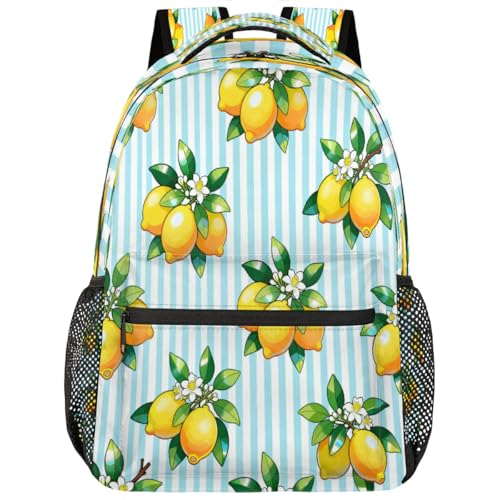 Mochila de viaje para universidad y escapadas de fin de semana con limones