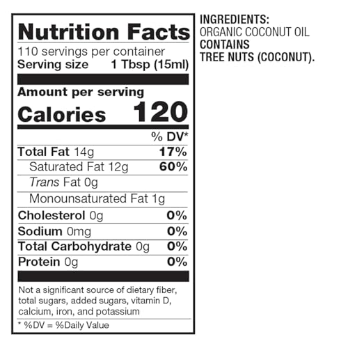 BetterBody Foods Organic Refined Coconut Oil, 56 Fl Oz, All Purpose Oil for Cooking, Baking, Hair and Skin Care - Image 3