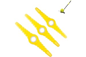 SB601RB-3Pack 6-Inch Replacement Trimmer Blade for Sun Joe Electric Trimmer, Edger & Weed Wacker