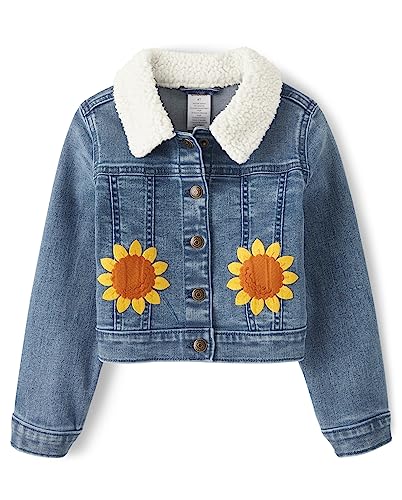 Gymboree Girls' and Toddler Embroidered Denim Jackets