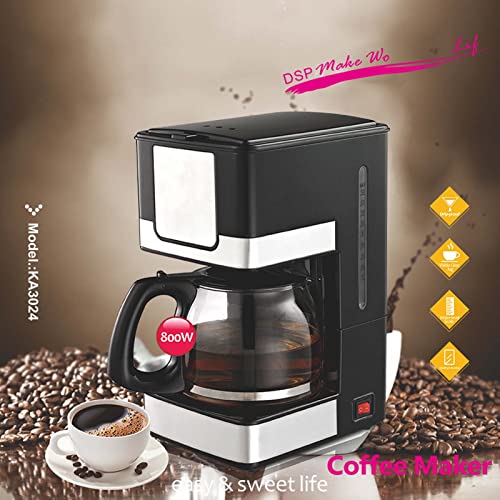 RONGJJ programmierbarer Timer Kaffeemaschine 1,5L Glaskanne, bis 15 Tassen, Touch-Display, Tropfstopp, Schwenkfilter… – Bild 3