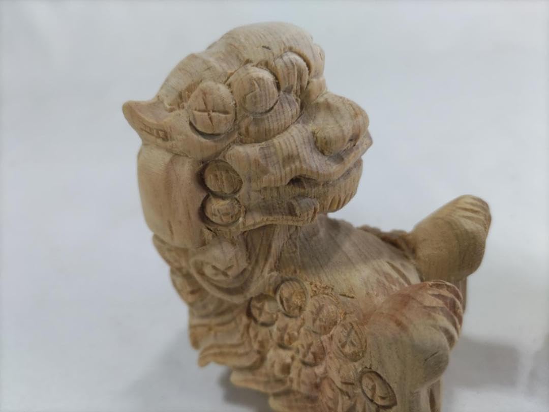 【獅子鼻】1.5寸　社寺仏閣、山車、屋台、神殿、だんぢり彫刻 　1組（2体） 96bf201ef118b51a83315021d0d31c