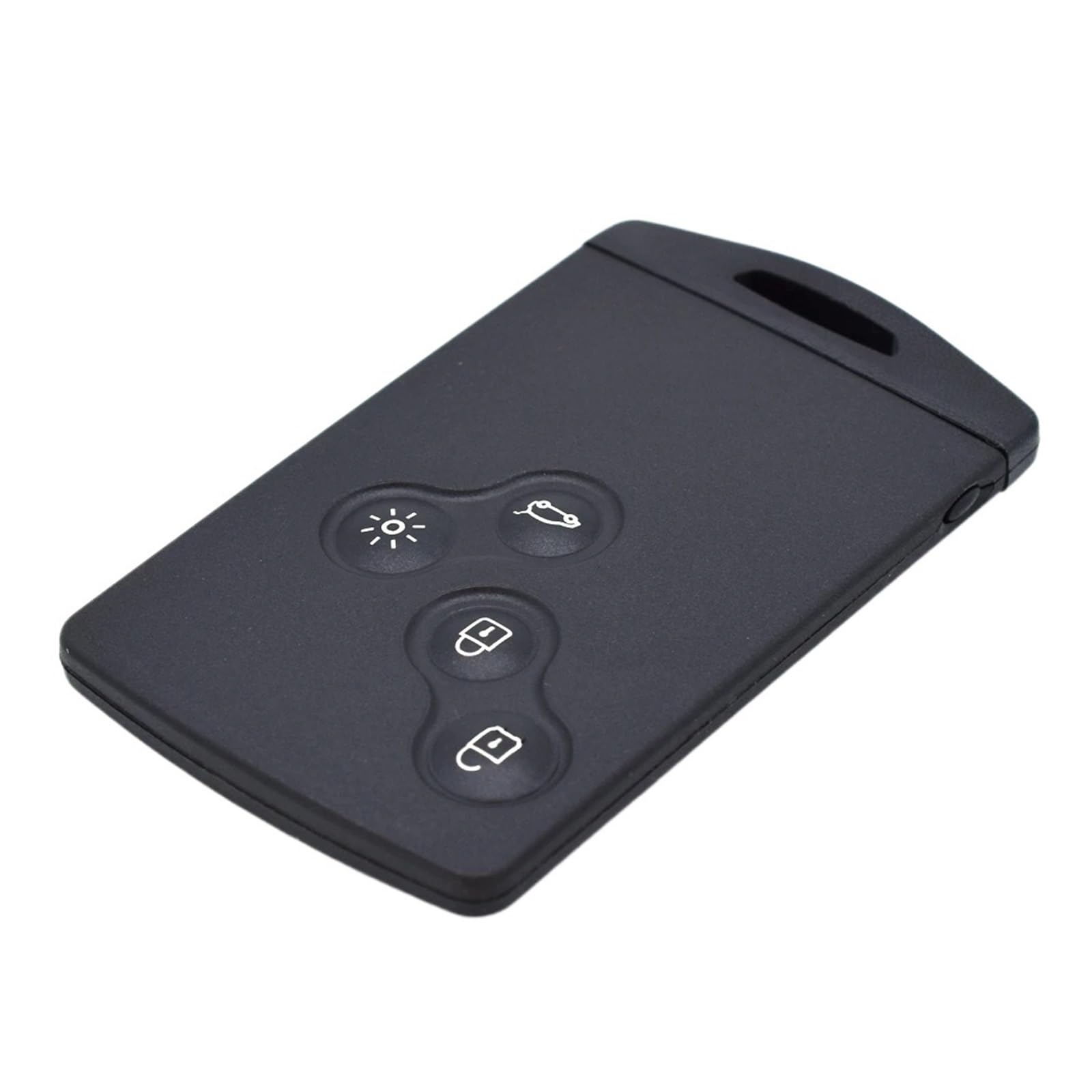4 Button Rubber, for Smart, Key Card Remote Key Shell Case Fob With Insert Small Key Blade, for Renault, Laguna, Megane, Clio 2 3, Sandero, Twingo Key Fob Cover Case
