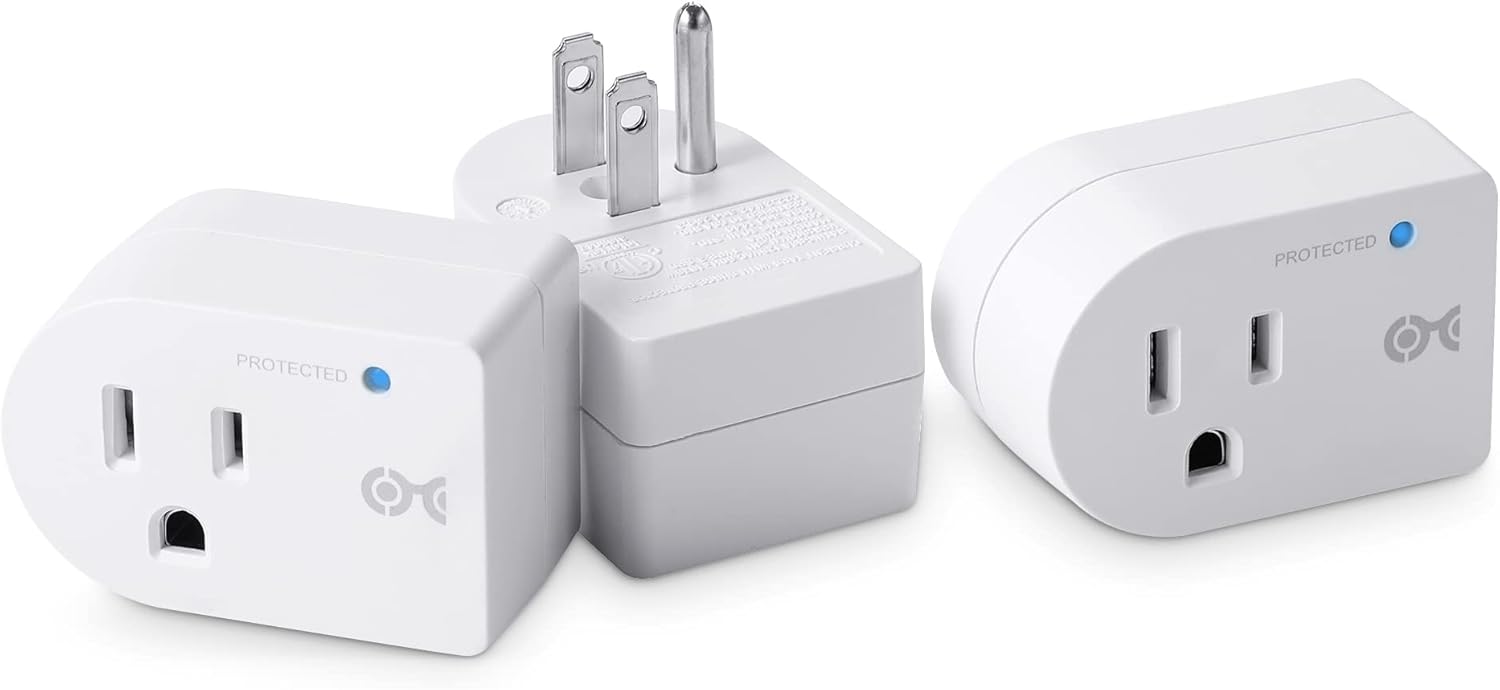 [cETL Listed] Cable Matters 3Pack NonBlocking 490 Joules Single