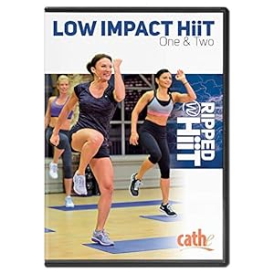 Cathe-Friedrich-Ripped-with-HiiT-Low-Impact-HiiT Cathe Friedrich Ripped with Hiit Low Impact HiiT Cardio Workout DVD - Use for Cardio, Low Impact HIIT Workout Training, Aerobic Conditioning, and Joint Friendly Exercise