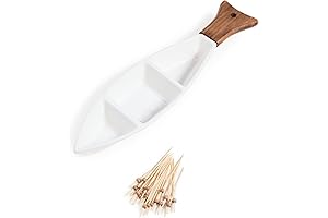 Two's Company Bamboo Trays Serving