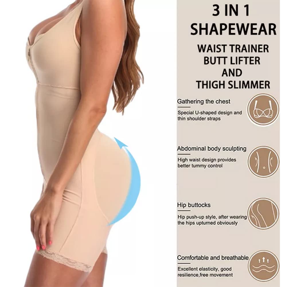 Donna Body Shaper Sottoseno Vita Alta Fajas Colombianas Reductoras Contenitivo Modellante Bodysuit