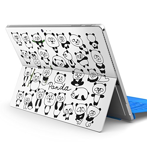 igsticker Surface pro7 (2019) pro6 pro2017 pro4 専用 スキンシール サーフェス ノートブック ノートパソコン カバー ケース フィルム ステッカー アクセサリー 保護 014597 パンダ 動物 アニマル