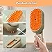 4 in 1 Cat Steam Brush for Shedding, 2025 New Cat Brushes for Indoor Cats, Pet Steam Brush for Cats Dogs, Massage, Cleaning, Shedding & Combing, for Long and Short Hair Pet (Brown)