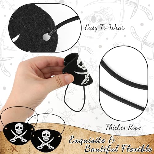 Scotamalone Halloweens Pirate-Accessories for Men Women Pirate-Party Favors Supplies3
