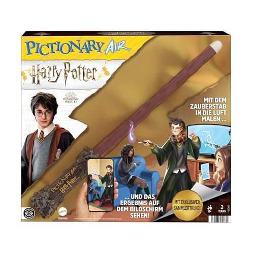 Mattel Games PICTIONARY AIR HARRY POTTER - interaktives Spiel mit für...