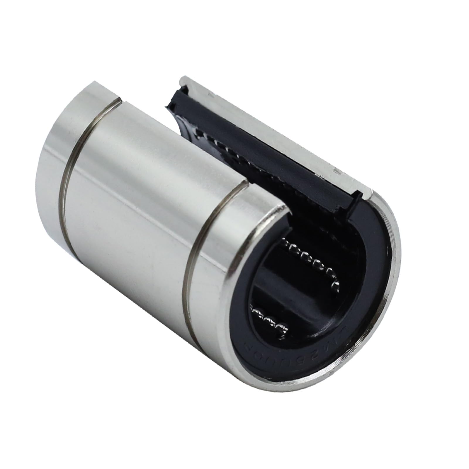 Hanrose LM25UUOP Linear Ball Bearings Open Type Linear Motion Ball Bearing Nickel Plated 25mm Bore Dia, 40mm OD, 59mm Length (Pack:4pcs)