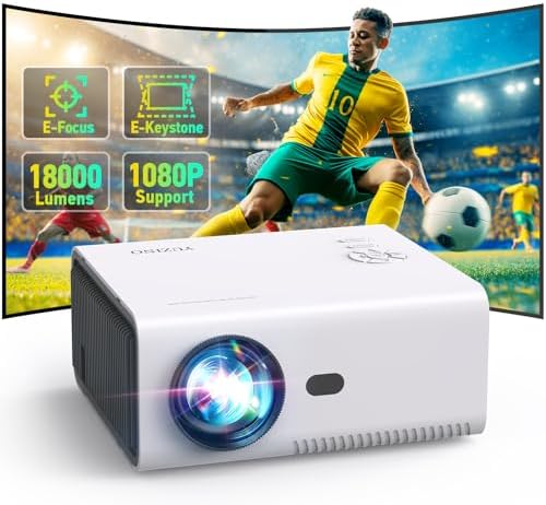 Mini Projecteur, Mini Projecteur Portable 1080P Full HD Supporte Videoprojecteur Avec Telecommande Compatible Avec Hdmiaudiotablettepcusbbleu 88454445