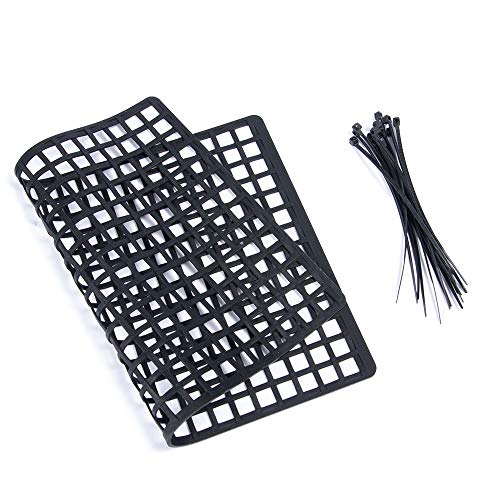 MOHERO RC Rubber Window Net Luggage Net for 1/10 1/8 Axial SCX10 90046 Wraith RC (Black)
