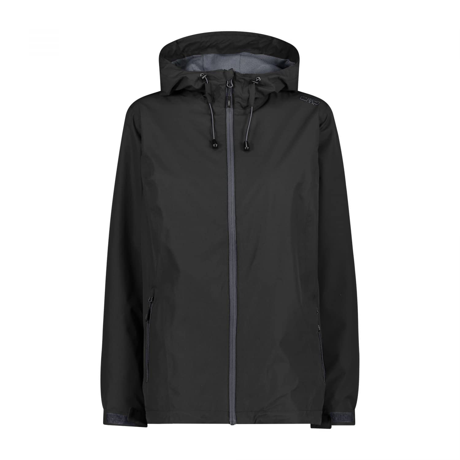 CMP - Woman Jacket Fix Hood, Black, XXS