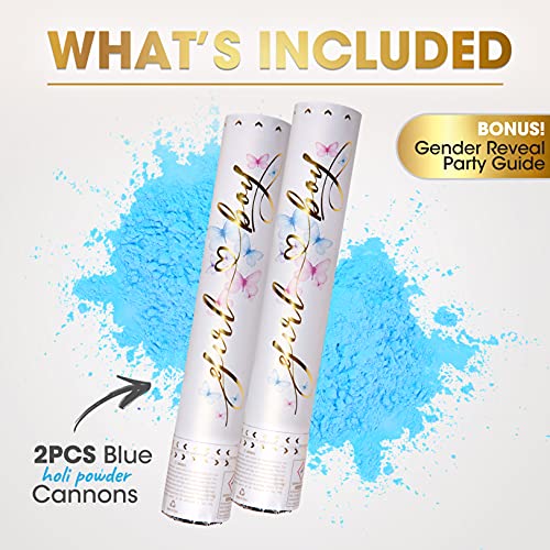 Primepure GRCANNON-2PK-POWDER-BLUE-2021 Gender Reveal Confetti Cannon thumb #2