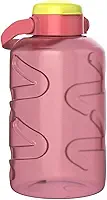 Garrafa De Água Monster 2 Litros Com Alça Suporte Celular Squeeze Grande (Rosa)