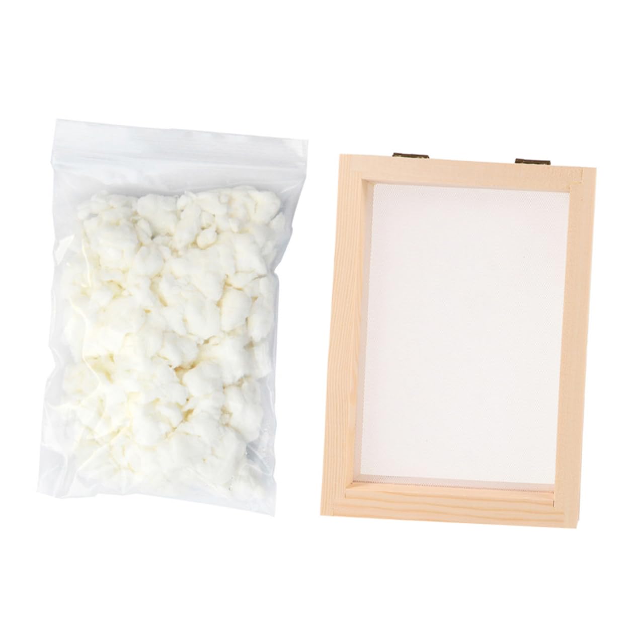 Uonlytech Educational Papermaking Kit Mould and Deckle Paper Making Tool Set DIY Crafting Frame for Boys and Girls