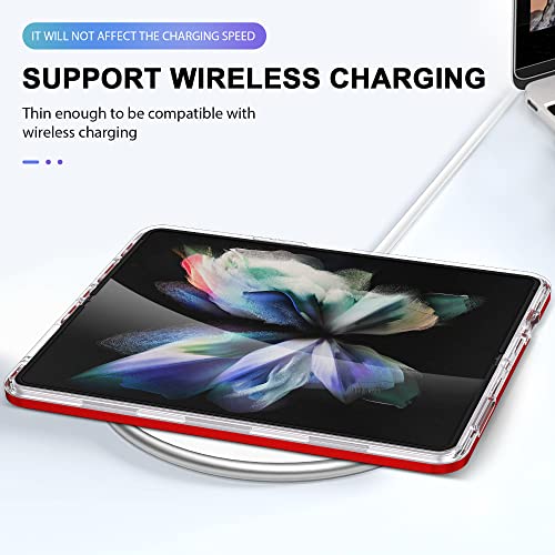 Compatibile con Cover Samsung Z Fold 3 Trasparente...