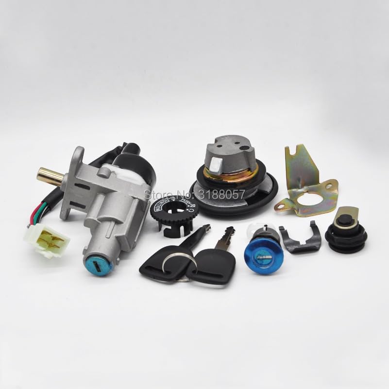 Miniatura 2 de Premium Motorcycle Parts Ignition Switch Lock Key Set for Scooter B08 B09 Cayman Jet West Scooter QJ B08 Keeway Fact 50 RY8 for Vento Vmoto Monza