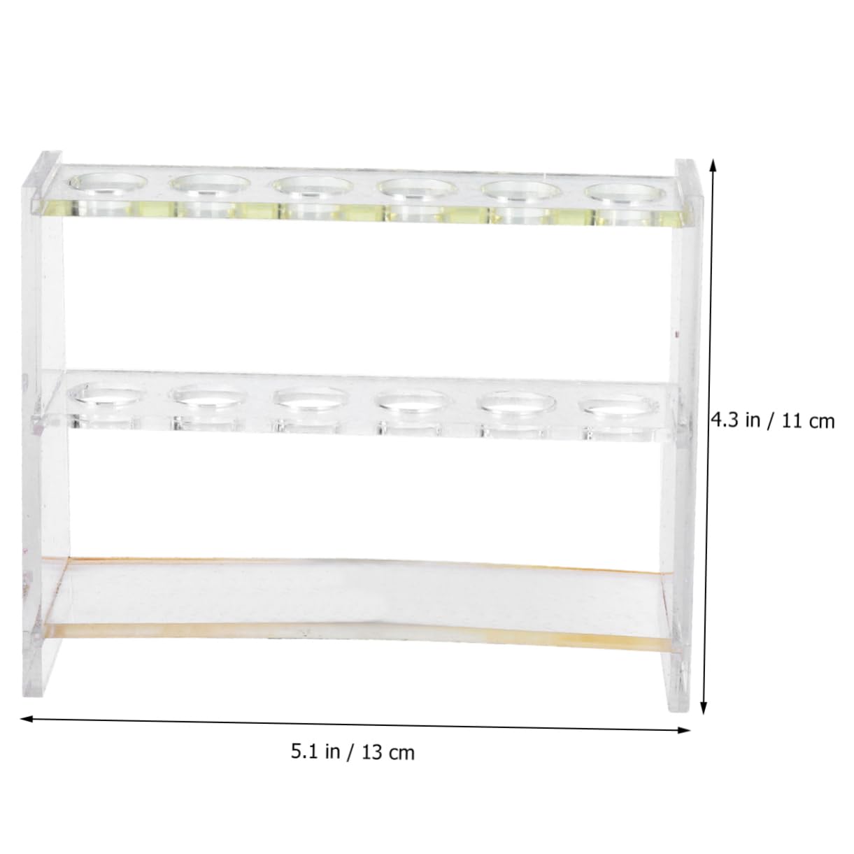 Mobestech 3 Set Provette Plastica Supporto Per Tubi Di Prova Forniture Per Laboratori Scolastici