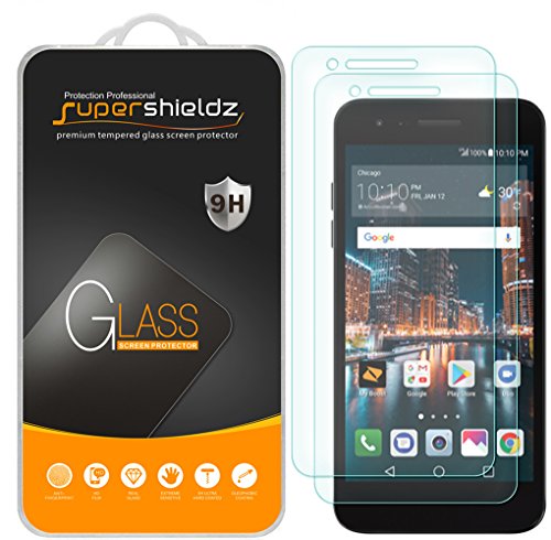 (2 Pack) Supershieldz for LG (Tribute Dynasty) Tempered Glass Screen Protector, Anti Scratch, Bubble Free