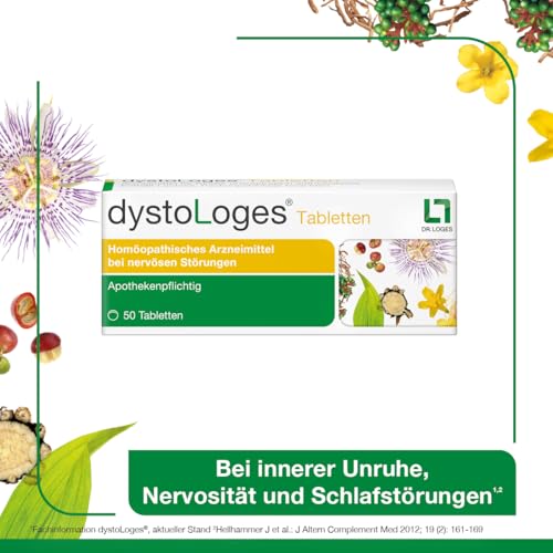 dystoLoges® - 50 Tabletten - Homöopathisches Arzneimittel bei nervösen Störungen