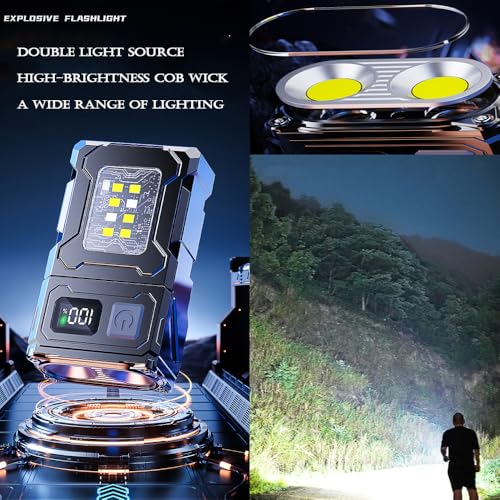 Lampe de poche LED panne de courant lot de 2 étanche et rechargeable - 5