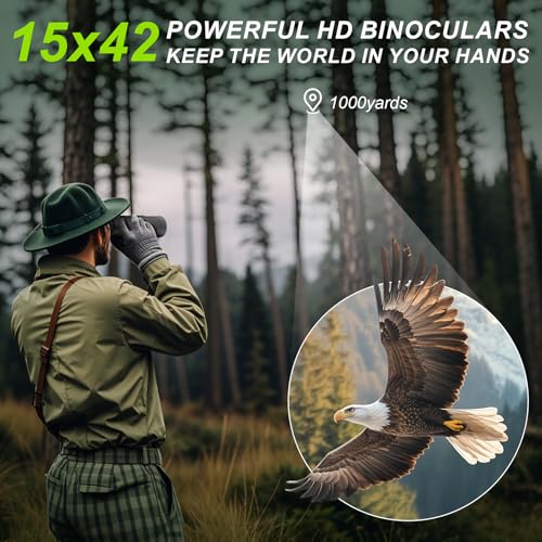Occer Binoculares 15x42 para Adultos Alta Potencia miniatura 5