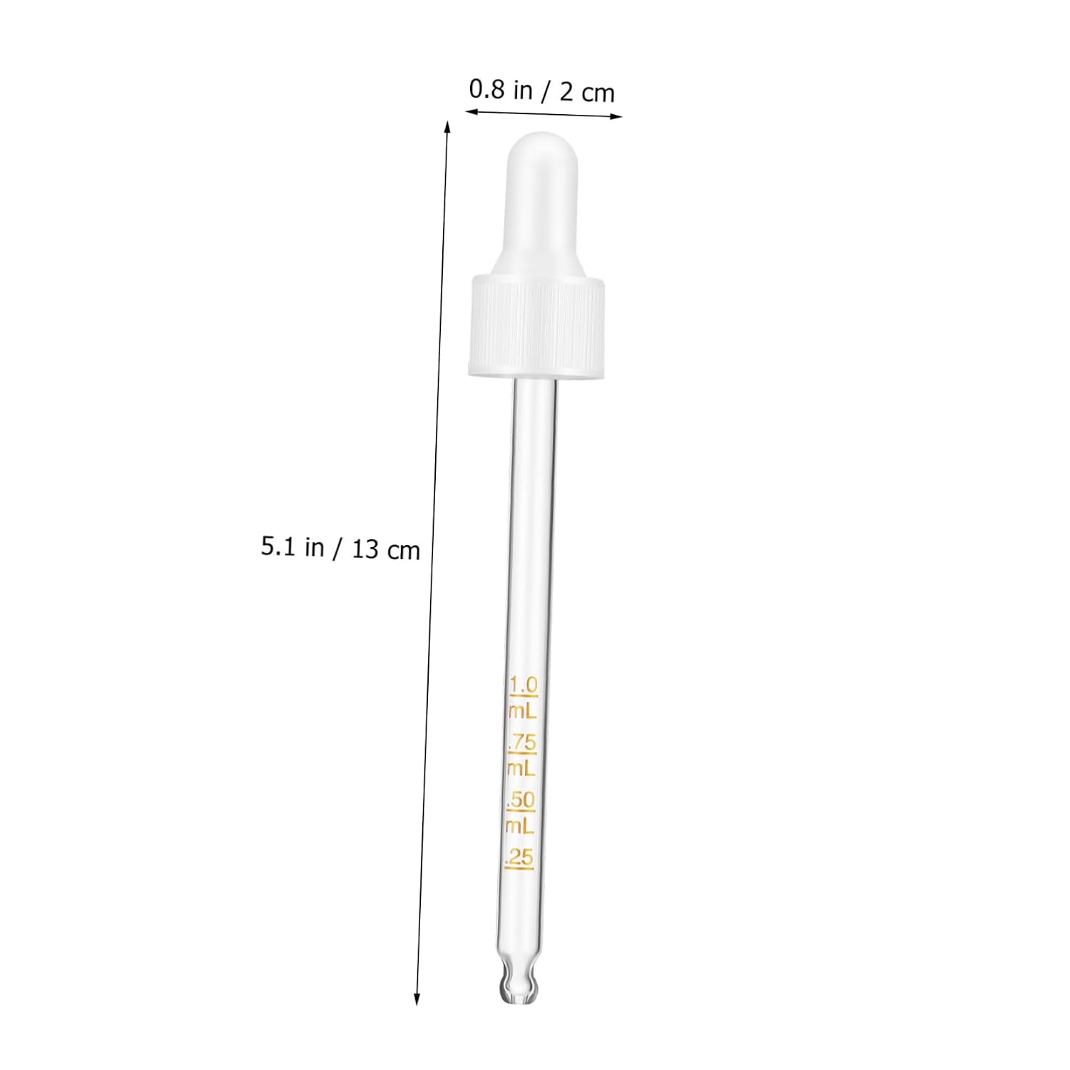 6pcs Glass Droppers Calibrated Pipette for Liquid Transfer Essential Oils Leakproof Design for Accurate Measurement and Easy Use
