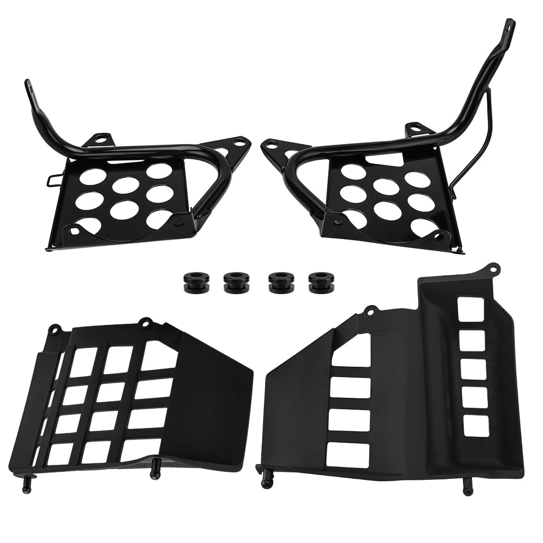 Nerf Bars y protectores de talón con estriberas izquierda y derecha para Yama-ha Banshee 350 YFZ350 1990-2006 3GD-27445-00-00 3GG-21691-00-00