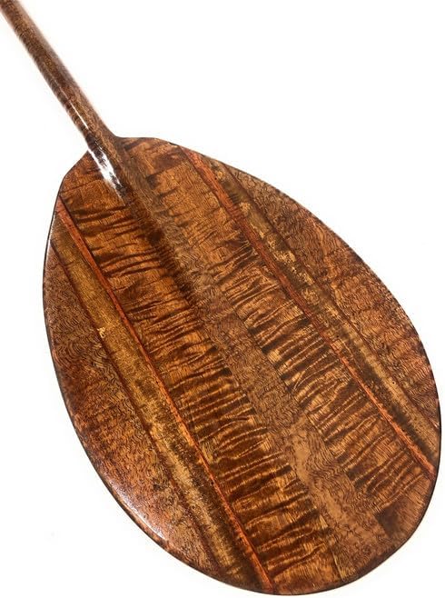 Tikimaster AAA Premium Koa Paddle 50 in T-Handle with Inlays - Hawaii | #KOA4012