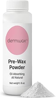 Pre Wax Powder 8 oz – Talc Free Powder to Prepare & Protect Skin for a Smooth Base – Absorbs Oils & Moisture - Fragrance & Aluminum-Free – With Corn Starch, Sodium Bicarbonate, Hydrated Silica