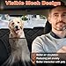 Vinstatin Auto Rückbank mit Harter Unterseite, Hundedecke Verbreitert, Autoschondecke Hund Wasserdicht Kratzfest rutschfest,Autositz Hund Rückbank mit Sicherheitsgurt