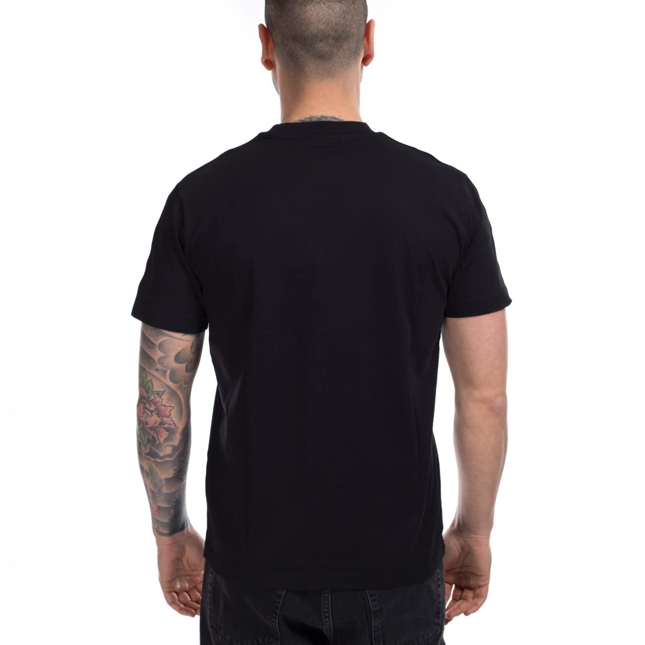 John Richmond T-Shirt Schwarz Bänder Logo, Schwarz , XXL