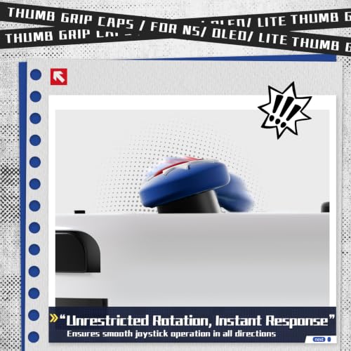 Image of GeekShare Thumb Grips Compatible with Switch /OLED /Lite, 4PCS (Punctuation)