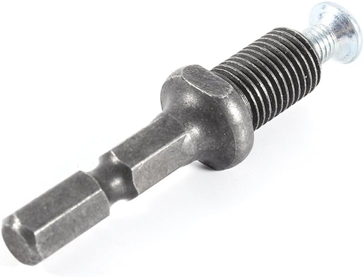 Hilitand Drill Chuck Adapter, Electric Hammer Drill Chuck for Impact Driver Hex Shank Thread 3/8" 24UNF with Screw