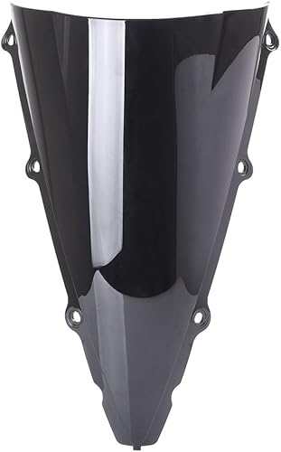 FSFY - Protector de parabrisas para motocicleta, deflector de alerón, doble burbuja, ajuste para Yamaha YZF R1 2002 2003