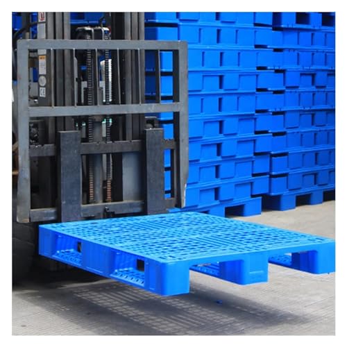 JINMLBO Plastic Pallets Storage Racks, Plastic Nestable Shipping Pallet, Ventilation Wear Resisting Prevent Slippery Moisture Proof Pad for Supermarket(Style 1)