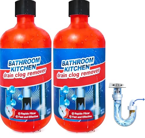 Drain Clog Remover, Drain Clog Dissolver, Opener-Cleaner, Toilet Clog Remover-Professional Strength...