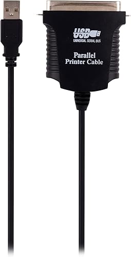 Miniatura 5 de ATIVA™ Cable adaptador de impresora USB a paralelo, 6'