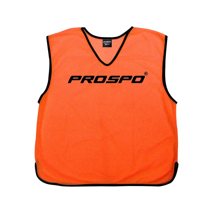Prospo Training Bibs [5 Pack] - Pro Football Training Vests - 16 Colours & 4 Sizes | Multi-Sport Bibs | Kids/Adult Bib | Football Bibs | Training Equipment