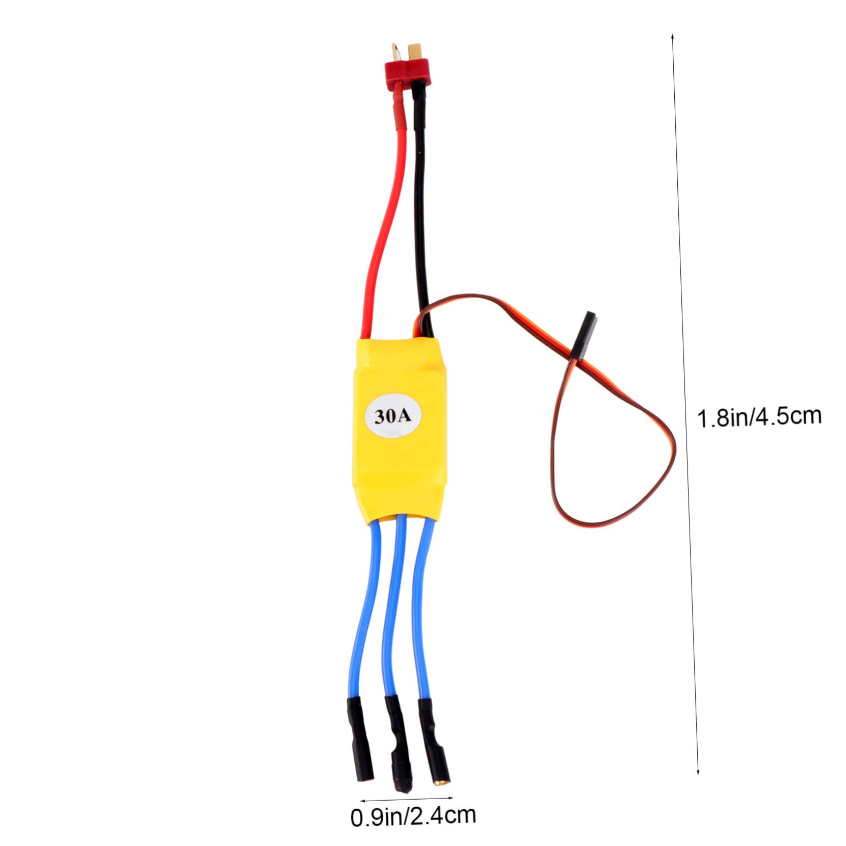 COLLBATH Esc Controller for Multicopter High Efficiency for Helicopters Compatible with Cells Lithium Battery Design Output