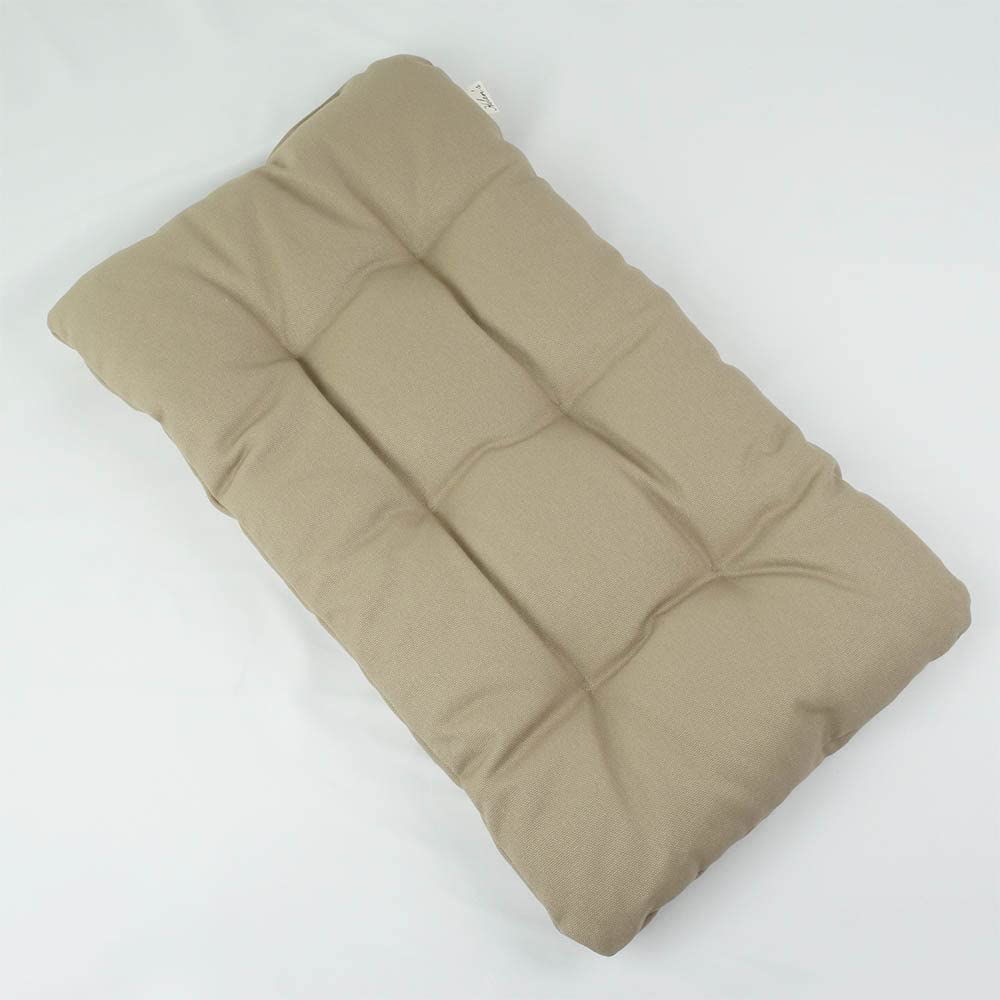 Amazon | Helen's 縁無し クレートクッション 8号帆布生地 モカ M