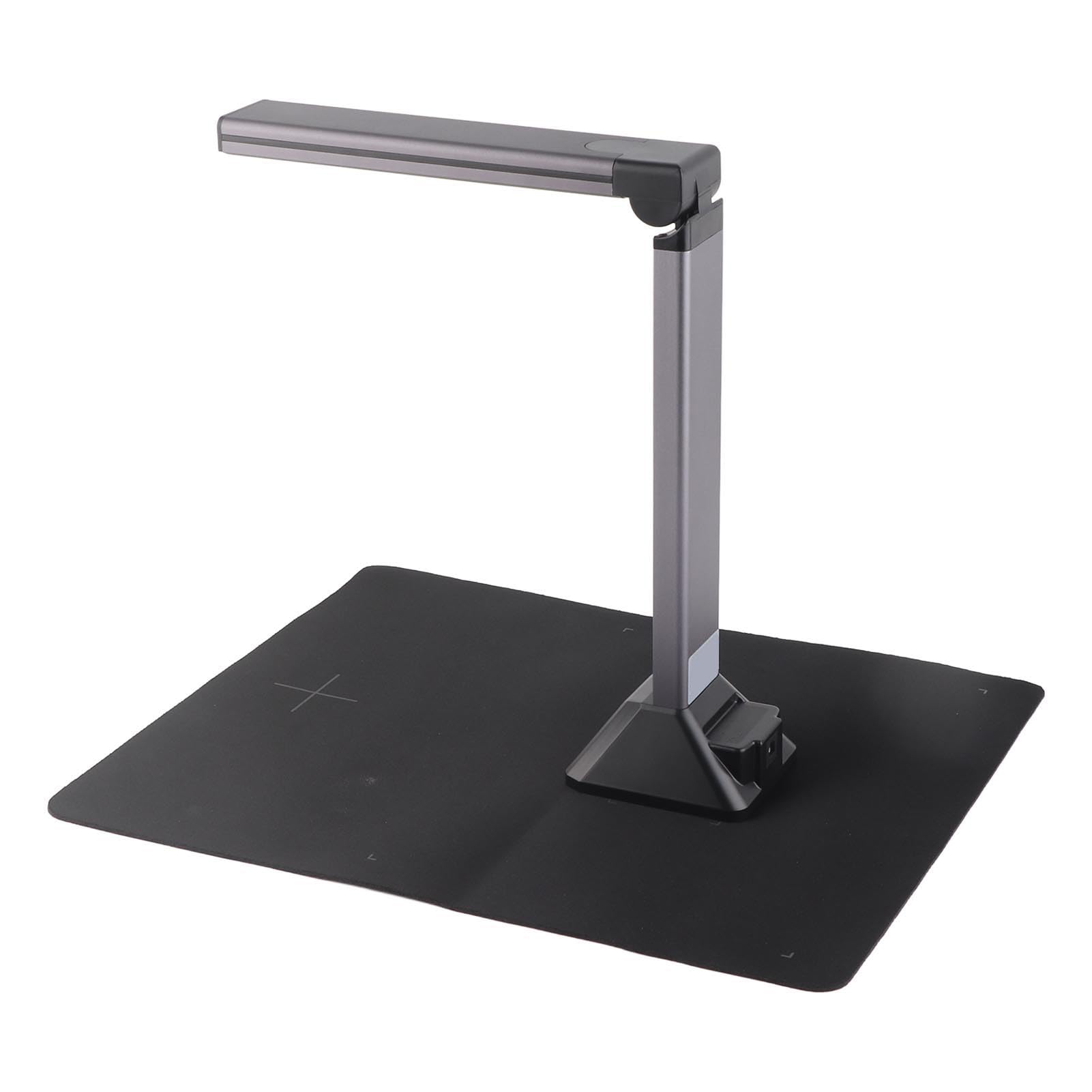 KKPLZZ Escáner de Documentos S550, Escáner de Libros USB de 5 MP con Luz LED con Sensor CMOS para Escaneo