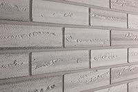 Wandverkleidung Elabrick Nebraska, Flexibler Verblend ziegel, wandverkleidung aussen, ziegelsteine, Grau, 71x240mm, fassadenverkleidung aussen/wandverkleidung innen. einfache Installation.