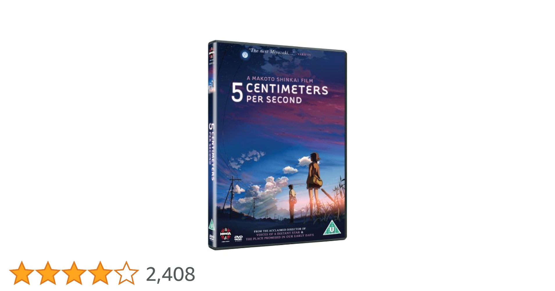 秒速5センチメートル 新海誠 アニメ 英語版(日本語再生可) [DVD] [Import] wyw801m Amazon.co.jp: 秒速5センチメートル 新海誠 アニメ 英語版(日本