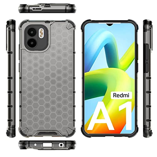 Image of Glasgow Back Case Cover Designed for [ Mi Redmi A1 2022 ] - Black